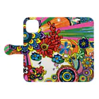 イシヤマナツ【natip】のTROPICARIGHT Book-Style Smartphone Case:Opened (outside)