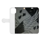 煮干し/Sardinaの堕天〜Fallen angel〜 Book-Style Smartphone Case:Opened (outside)