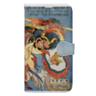 寿めでたや(ukiyoe)の浮世絵：歌川国芳_水滸伝豪傑 賽仁貴郭盛 Book-Style Smartphone Case