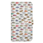 猫と釣り人のFISH_FB_DOT_1 Book-Style Smartphone Case