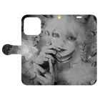 詠美びゃく夜 shopのhearsay Book-Style Smartphone Case:Opened (outside)