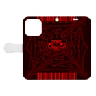 Ａ’ｚｗｏｒｋＳの8-EYES SPIDER RED Book-Style Smartphone Case:Opened (outside)