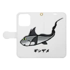 脂身通信Ｚの【魚シリーズ】ギンザメ♪231106 手帳型スマホケースを開いた場合(外側)