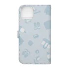 hikari_graphicsの園の生活　BLUE Book-Style Smartphone Case :back