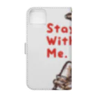 BeachBunnyのうさぎとねこ　Stay With Me Book-Style Smartphone Case :back