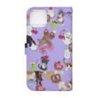 天国事務所のKitten Party Book-Style Smartphone Case :back