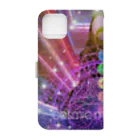 💖宇宙整体♪🌈♪こころからだチャンネル♪💖のcosmic meditation Book-Style Smartphone Case :back