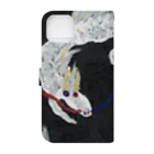 funny dragonのオッドアイドラゴン Book-Style Smartphone Case :back