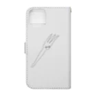 chanの眠いフォーク Book-Style Smartphone Case :back