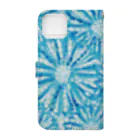 hal+ Harumi Niwanoのblue flower Book-Style Smartphone Case :back