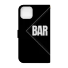  BAR  BASEのBAR  BASEグッズ Book-Style Smartphone Case :back