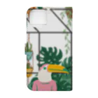 ちゃんごんのおうちの南国の観葉植物店 Book-Style Smartphone Case :back