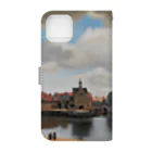 世界美術商店のデルフト眺望 / View of Delft Book-Style Smartphone Case :back