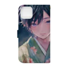 0w0の001_fireworks Book-Style Smartphone Case :back