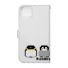 ヤママユ(ヤママユ・ペンギイナ)のピコアプテノディテス(よこ) Book-Style Smartphone Case :back