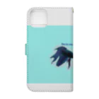 ♡BE HAPPY♡の恋する魚たち Book-Style Smartphone Case :back