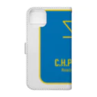【公式】C.H.P COFFEEオリジナルグッズの『C.H.P COFFEE』ロゴ_02 Book-Style Smartphone Case :back
