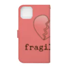 fragile×××のfragile×××03 手帳型スマホケースの裏面