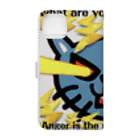 TOKINEKO  KINGのとき猫beeeeeam Book-Style Smartphone Case :back