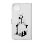 有村佳奈のART FASHION SHOPのprincess theory_white Book-Style Smartphone Case :back