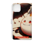 SASARiNS のSASARiNS アンビーくん ハロウィン Book-Style Smartphone Case :back