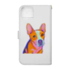 俺のファッションの哀愁DOG Book-Style Smartphone Case :back