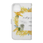 mariechan_koboの074 go with ウロコインコシナモン  Book-Style Smartphone Case :back