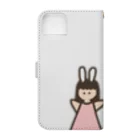 LIKA 線維筋痛症のぴーんちゃん（文字なしVer.） Book-Style Smartphone Case :back