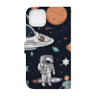 マッドの宇宙探検 Book-Style Smartphone Case :back