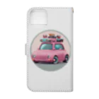 UMESANのキュートな車💘 Book-Style Smartphone Case :back