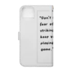 Live_Fullyのmotivation words Book-Style Smartphone Case :back