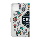 The Crafty CollectiveのThe Crafty Collective のロゴマーク 手帳型スマホケースの裏面