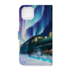 卯月なのかのStarlight Journey 〜悠久の星あかりの旅〜　No.5「Galaxy Express」 Book-Style Smartphone Case :back