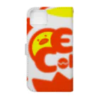 Egg college 物販サークルのEgg college 公式 Book-Style Smartphone Case :back