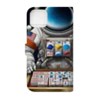 宇宙開発デザイン科の宇宙のギャンブラー Book-Style Smartphone Case :back