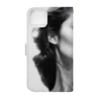 infinexus_dsgnのmonochrome woman Book-Style Smartphone Case :back