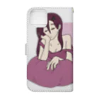 dustopia-yuzukiのねむねむちゃん Book-Style Smartphone Case :back