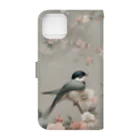 Flora-s_Gardenの花鳥 Book-Style Smartphone Case :back