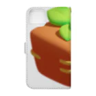 -Aki-のCube Carrot Book-Style Smartphone Case :back