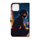 卯月なのかのHEROES Journey  〜英雄たちの旅〜　No.2「夜警」 Book-Style Smartphone Case :back