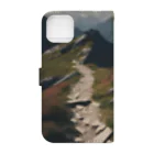 tizujonoboukenの山道 Book-Style Smartphone Case :back