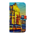 GALLERY misutawoのポルトガル コメルシオ広場の夕暮れ Book-Style Smartphone Case