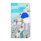 AKISENのエーゲ海ガールズ Book-Style Smartphone Case