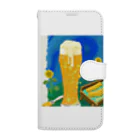 Rex Fitnessのビール（ゴッホ風） Book-Style Smartphone Case