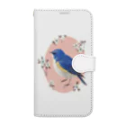 illust_mizのルリビタキ Book-Style Smartphone Case