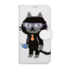 猫毛ねこの国の猫毛ねこの国の住人　学者 Book-Style Smartphone Case