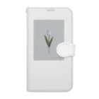 rilybiiのGray Blue × Dark Green Book-Style Smartphone Case