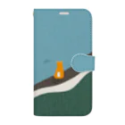 湖中そう / 柴犬クリエイターの「柴犬と初めての海」/ 赤柴さん Book-Style Smartphone Case