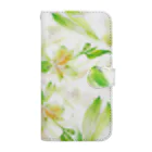 idumi-artの五角形☆花曼荼羅・安定とパワー増幅の五芒星 Book-Style Smartphone Case