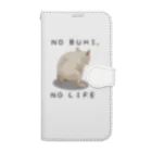 フレンチブルドッグうぱのNO BUHI , NO LIFE 手帳型スマホケース